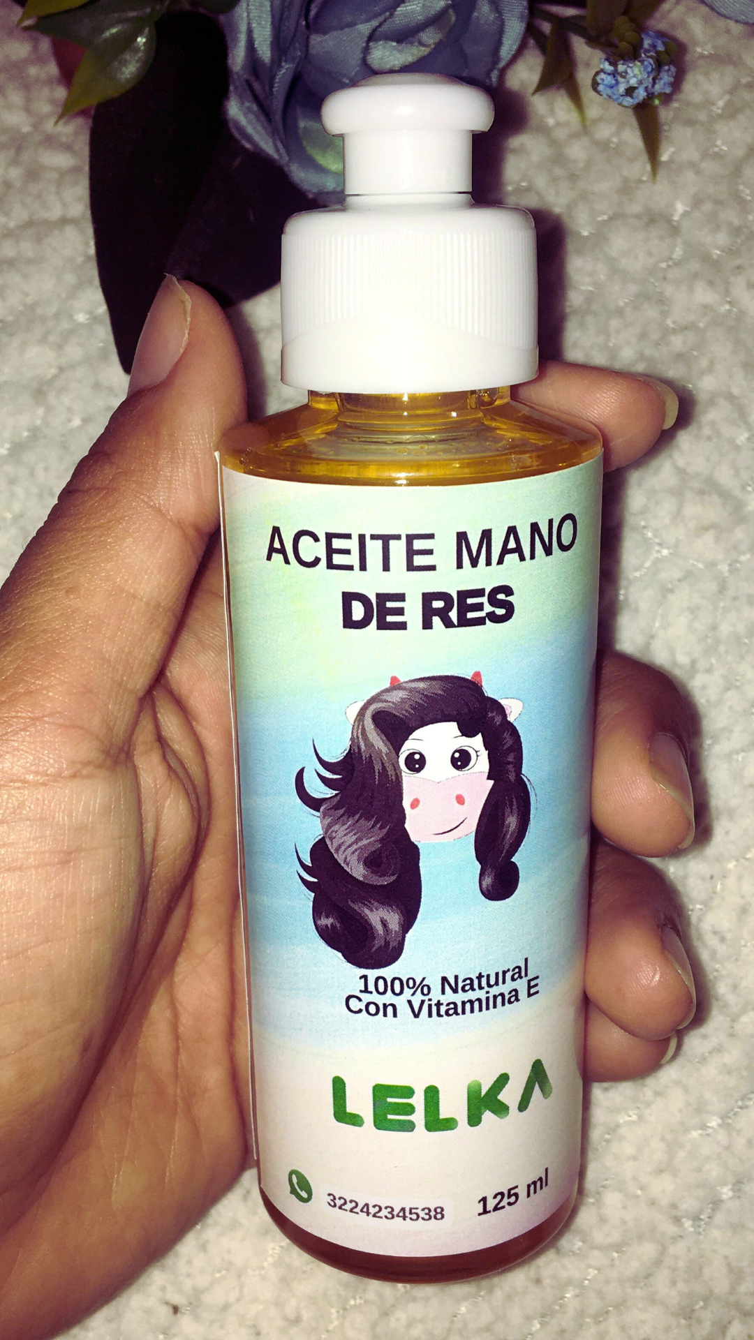 Aceite de Mano de Res